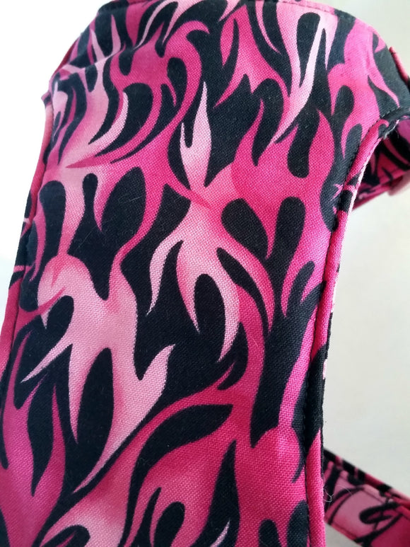 Hot Pink Leopard Dog Harness