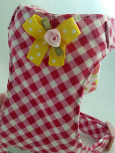 Pink Gingham Harness